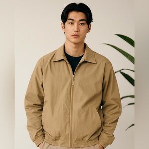 Chaps Tan and Blue Men's Jacket